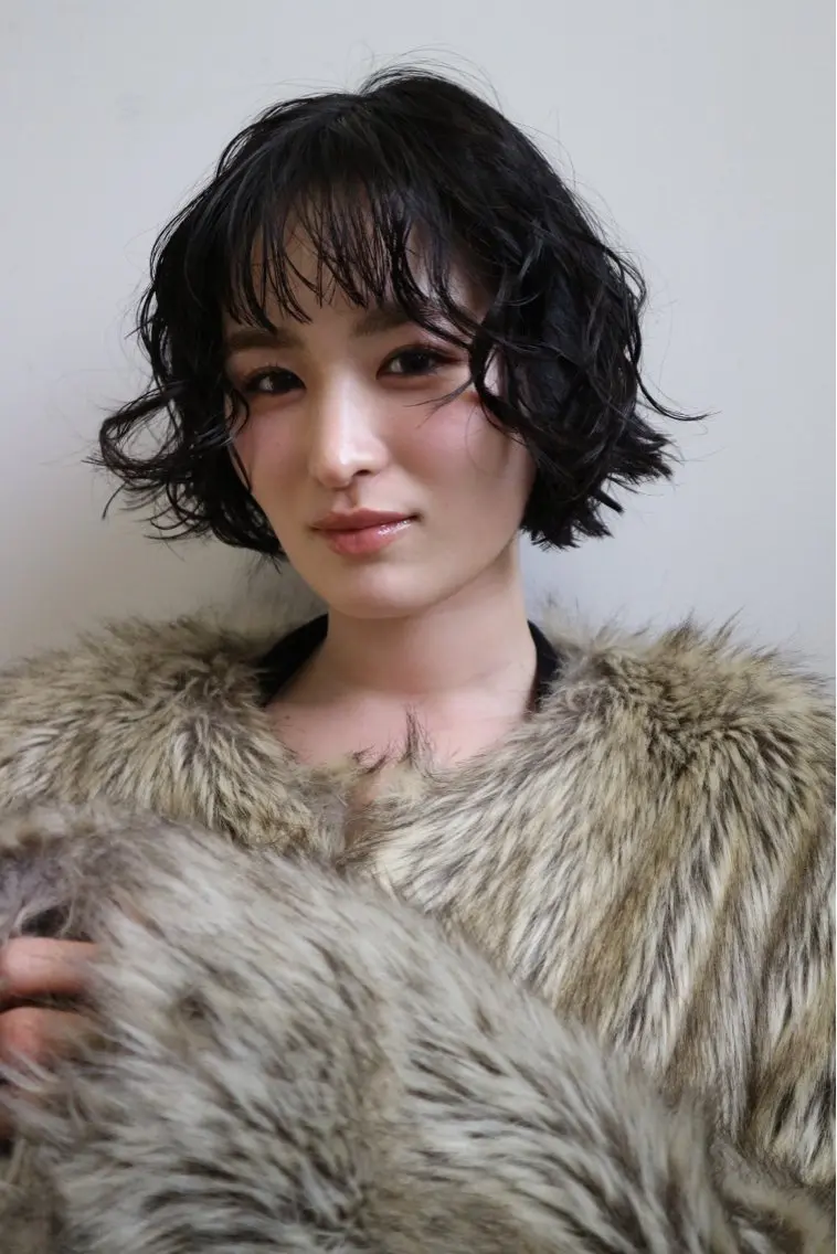 ショート カラー AKO .のヘアスタイル