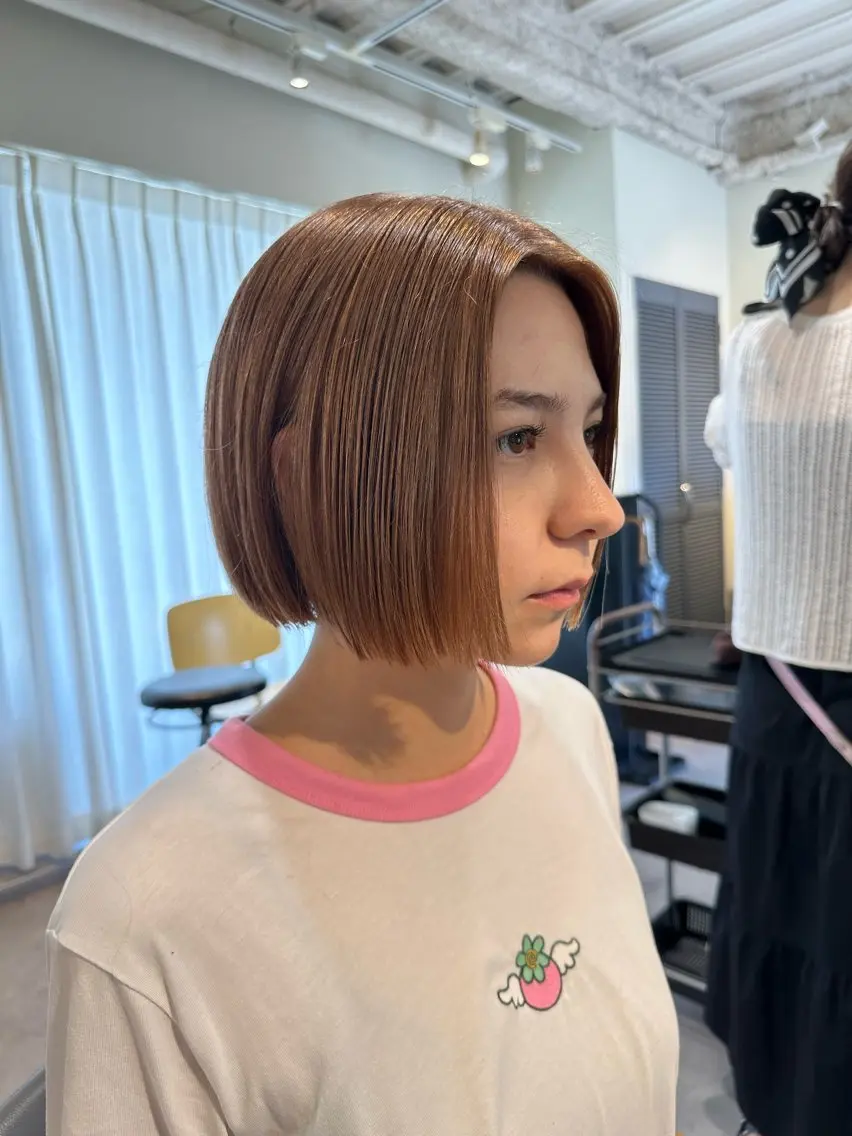 ショート HANAME 原宿美容室のヘアスタイル