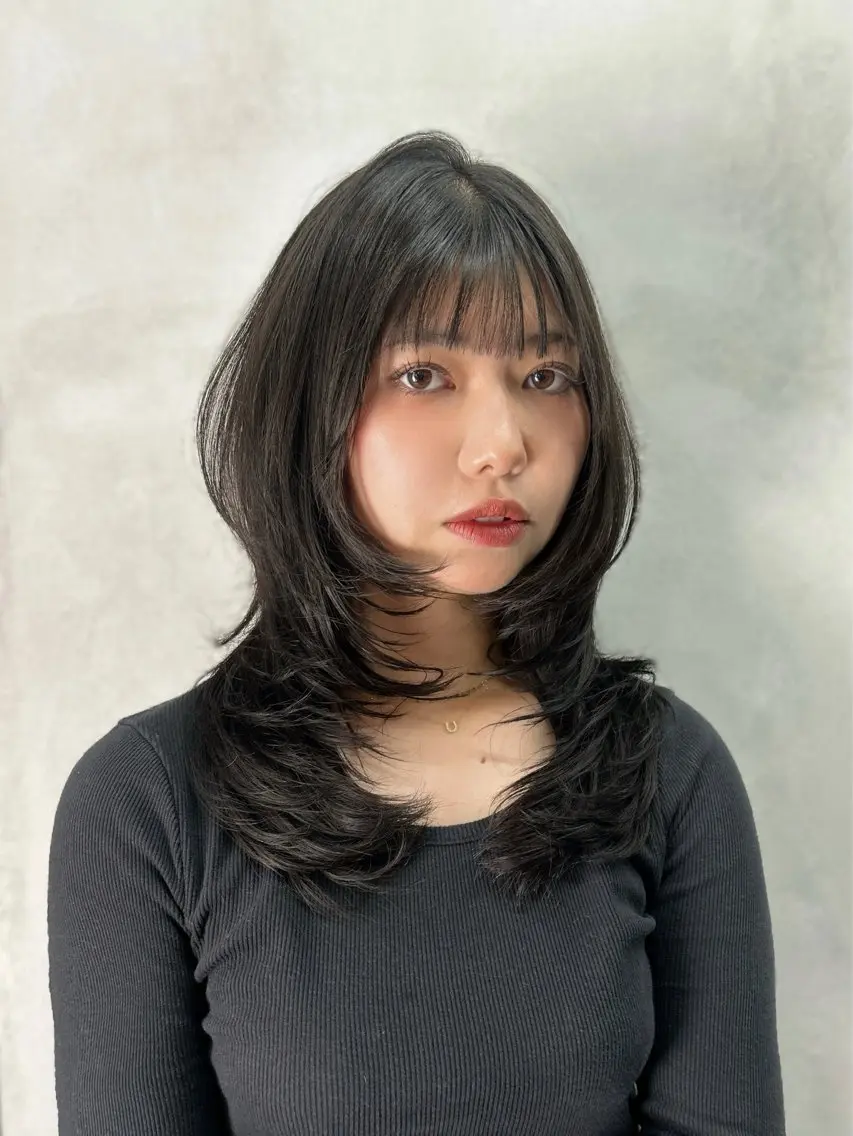 デザインカット＋透明感ワンカラー🫧¥13,700→¥8,800の写真