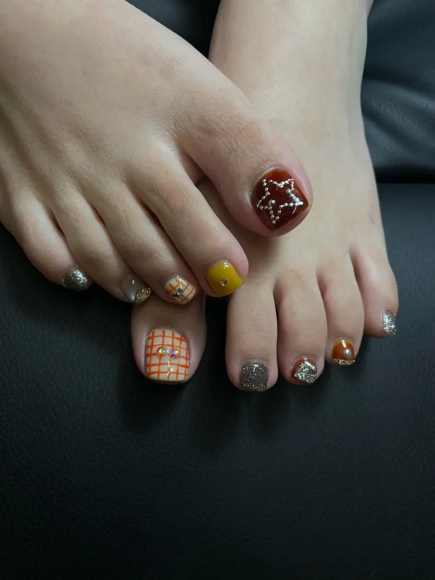ネイル フットネイル nail salon 3🌞越谷のネイルデザイン