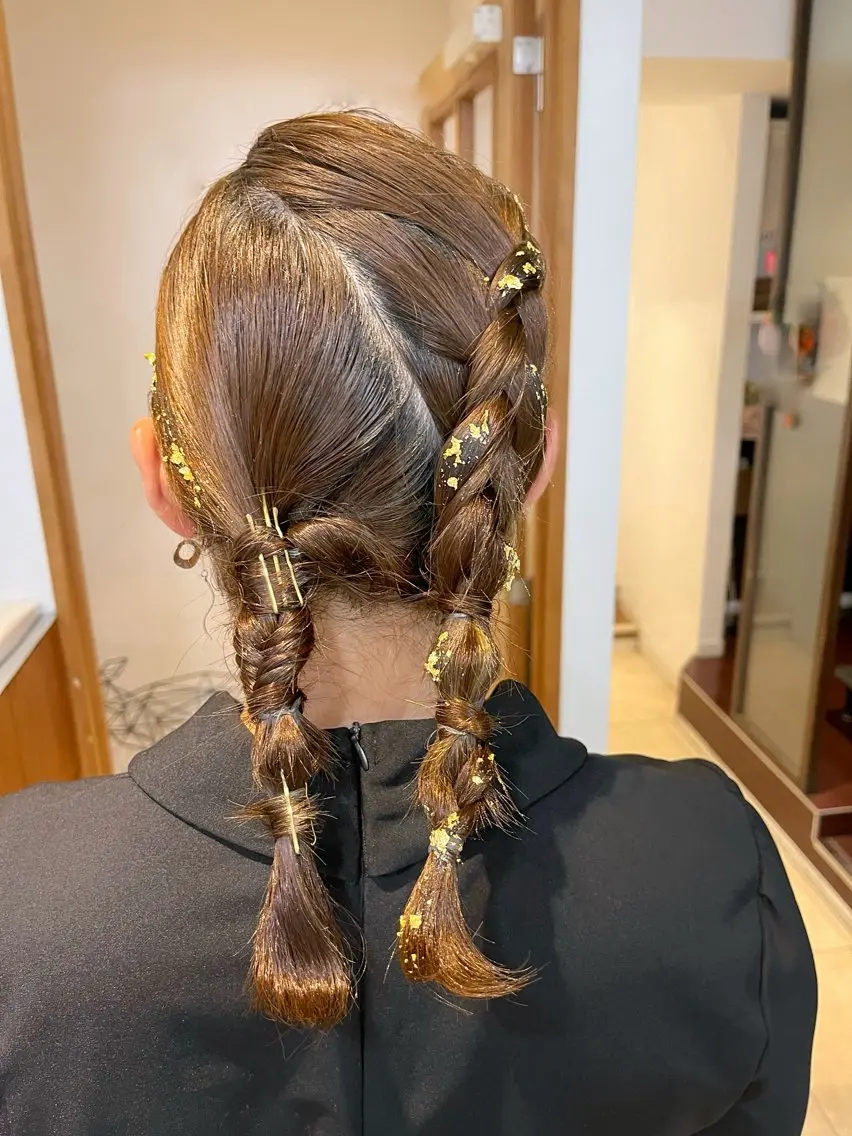 ミディアム ヘアセット 奥山 沙季(大井町)のヘアスタイル