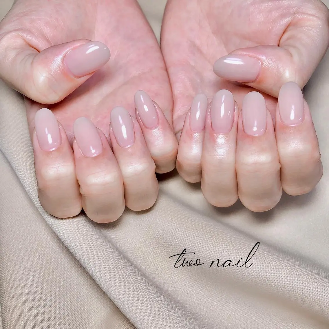 ネイル アートネイル フットネイル ハート ニュアンスネイル ホワイト ハンドネイル two nailのネイルデザイン