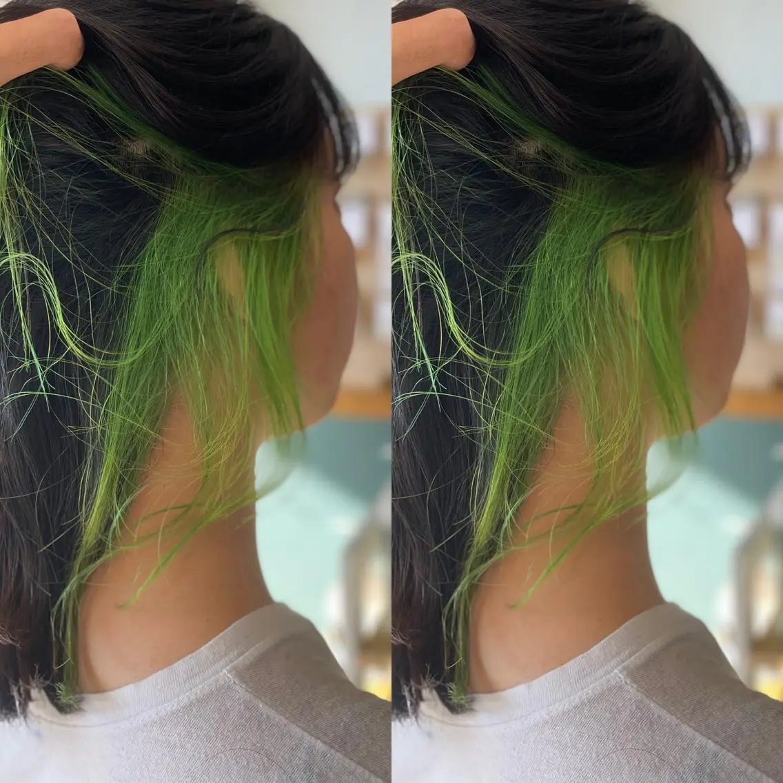 セミロング カラー ヘアカラー トリートメント Snaly カラー特化ページのヘアスタイル