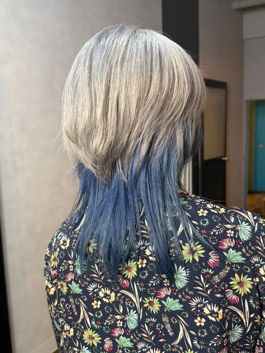 セミロング カラー カット ヘアカラー トリートメント 透明感カラー/パーマ 🌀アオノのヘアスタイル