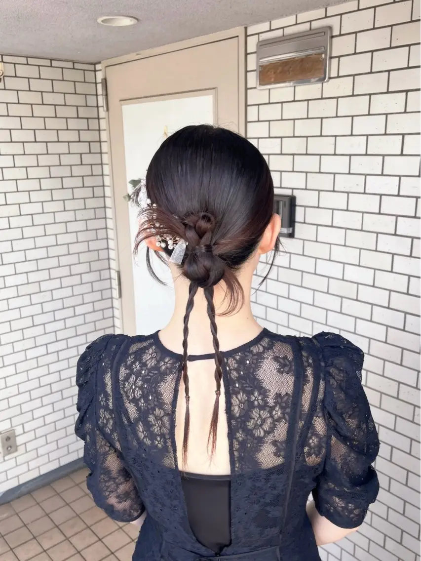 ヘアアレンジ ヘアセット 垢抜けヘアメイク🫧 JURI🪽のヘアスタイル