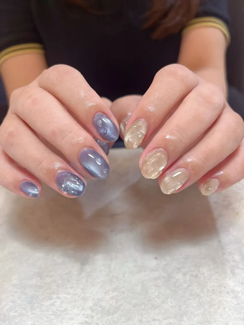 ネイル 夏ネイル ハンドネイル r.nailBY α 大阪福島区/岸本🧸のネイルデザイン