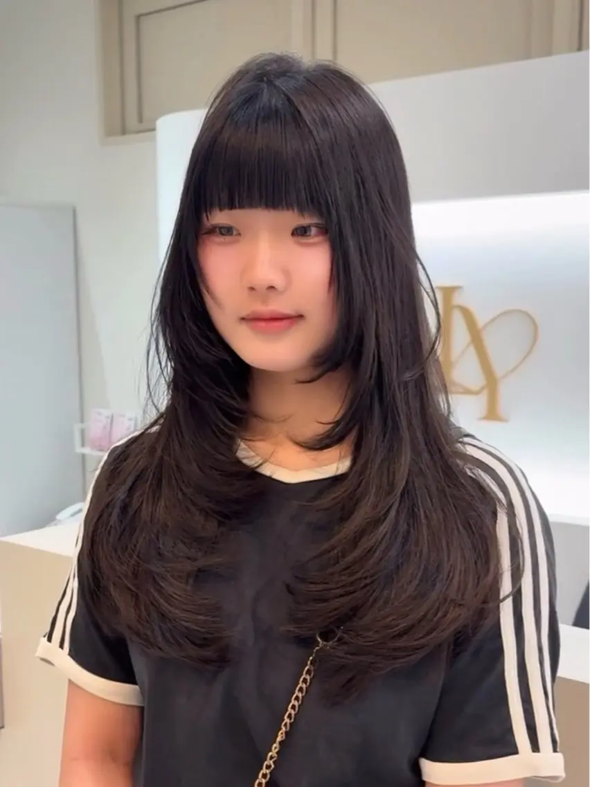 ロング 縮毛矯正 マツパ/激カワ束感♡ 絆のヘアスタイル