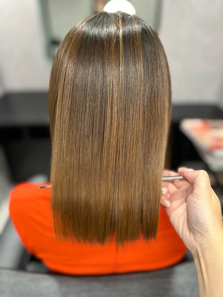 ミディアム トリートメント カット トリートメント 岩崎 恵実のヘアスタイル