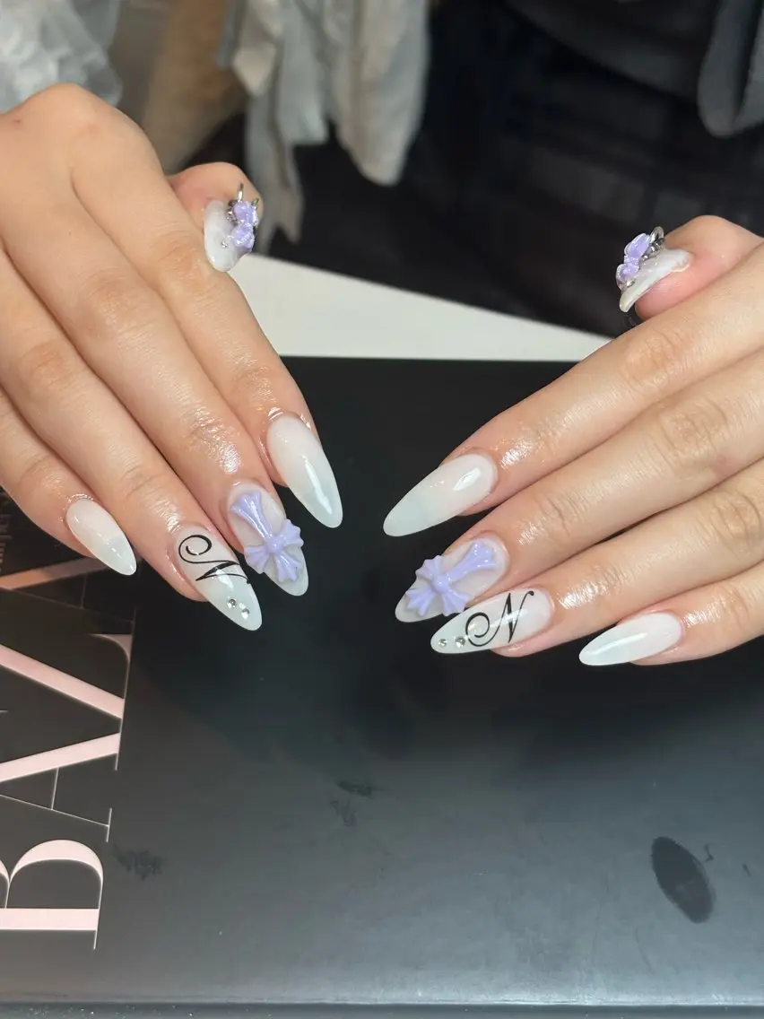 ネイル キラキラネイル 韓国ネイル マグネットネイル 夏ネイル ワンホンネイル ハンドネイル Sully Nail Labのネイルデザイン