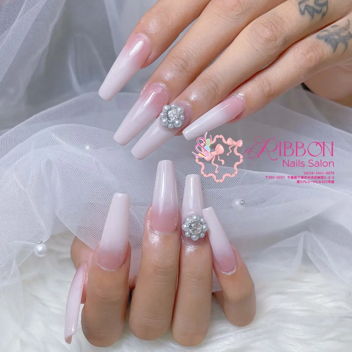 ネイル チークネイル フットネイル フレンチネイル グラデーション 韓国ネイル YUKI NAILのネイルデザイン