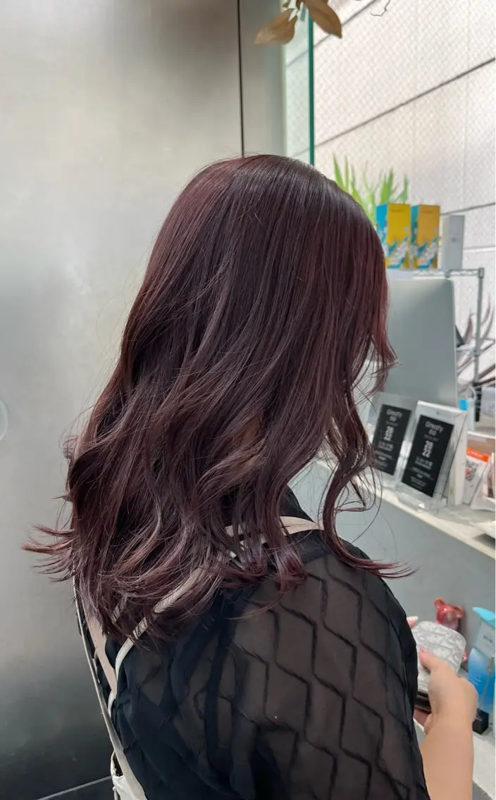 セミロング ヘアカラー トリートメント カラーモデル募集中 🪞|天神|yuraのヘアスタイル