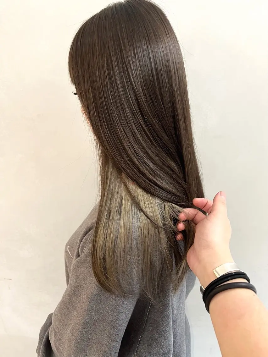 *muscaliでブリーチダブルカラーをされたお客様限定*レイヤーカット+ポイントカラー+1stepトリートメント🌟の写真