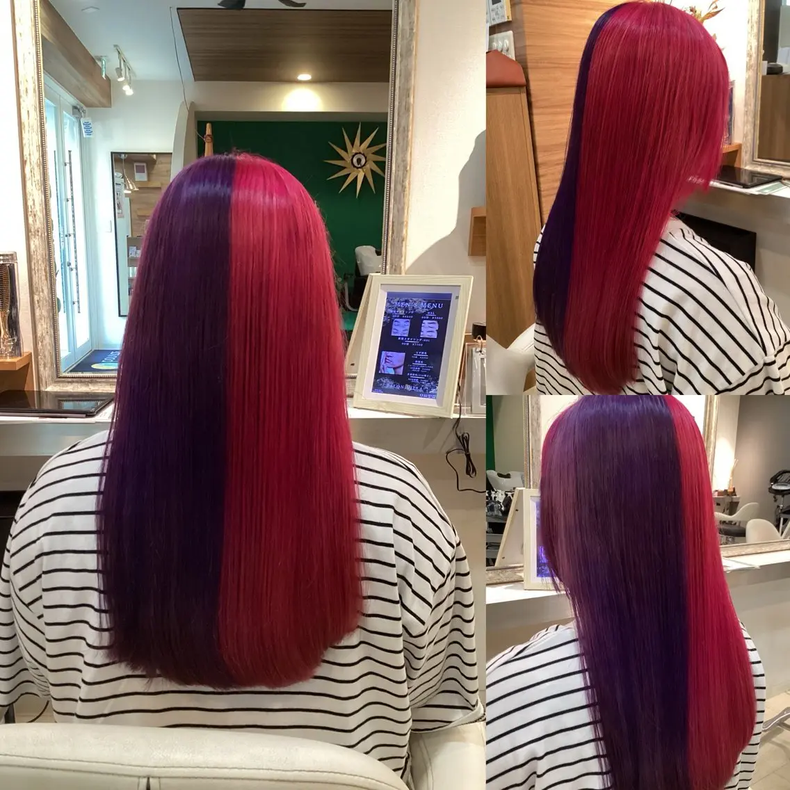 ロング カット ヘアカラー トリートメント hair bonitaのヘアスタイル