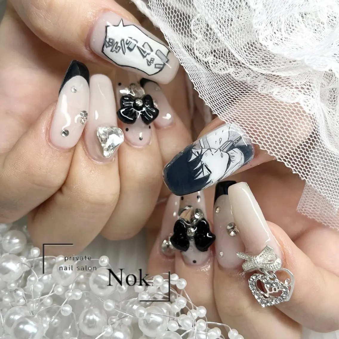 ネイル ハンドネイル 池袋痛ネイル Nok. 渡辺のネイルデザイン