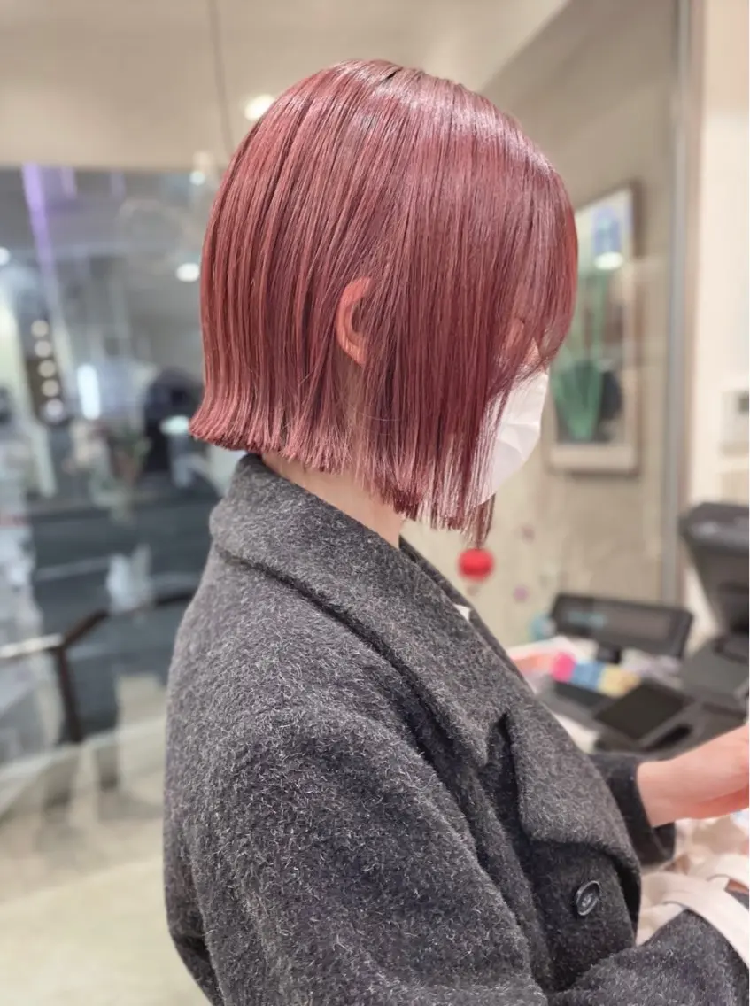ブリーチなしダブルカラーの写真
