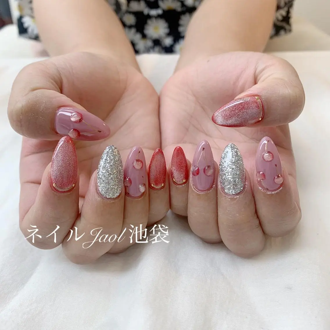セミロング ネイルJaol 池袋のネイルデザイン