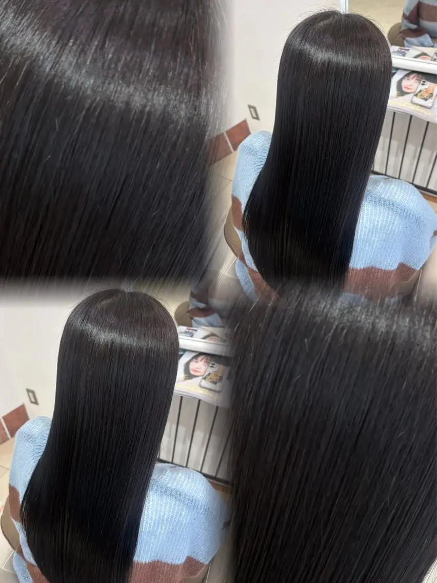 ロング ヘアカラー 髪質改善/縮毛矯正 透明感カラー/スバルのヘアスタイル