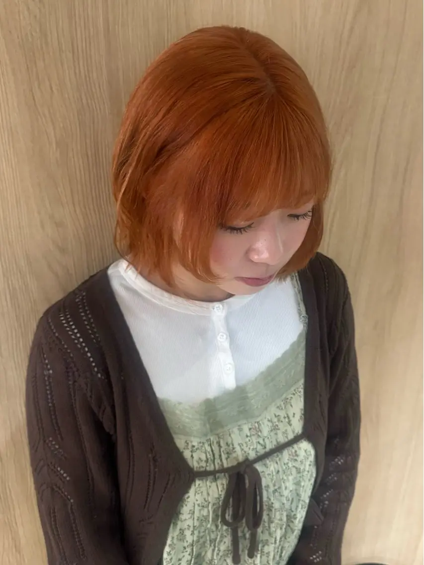 ショート カラー ヘアカラー 艶カラー 🩵NATSUKIのヘアスタイル