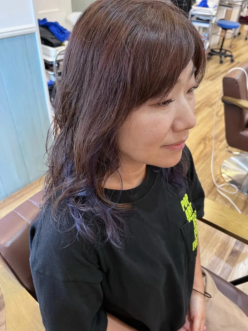 ロング カラー 🐰ハイトーンカラー 畠山 渡🐰のヘアスタイル