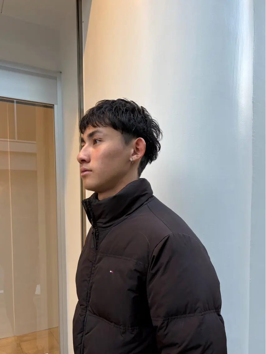 メンズ メンズパーマ きたはら あおいのヘアスタイル