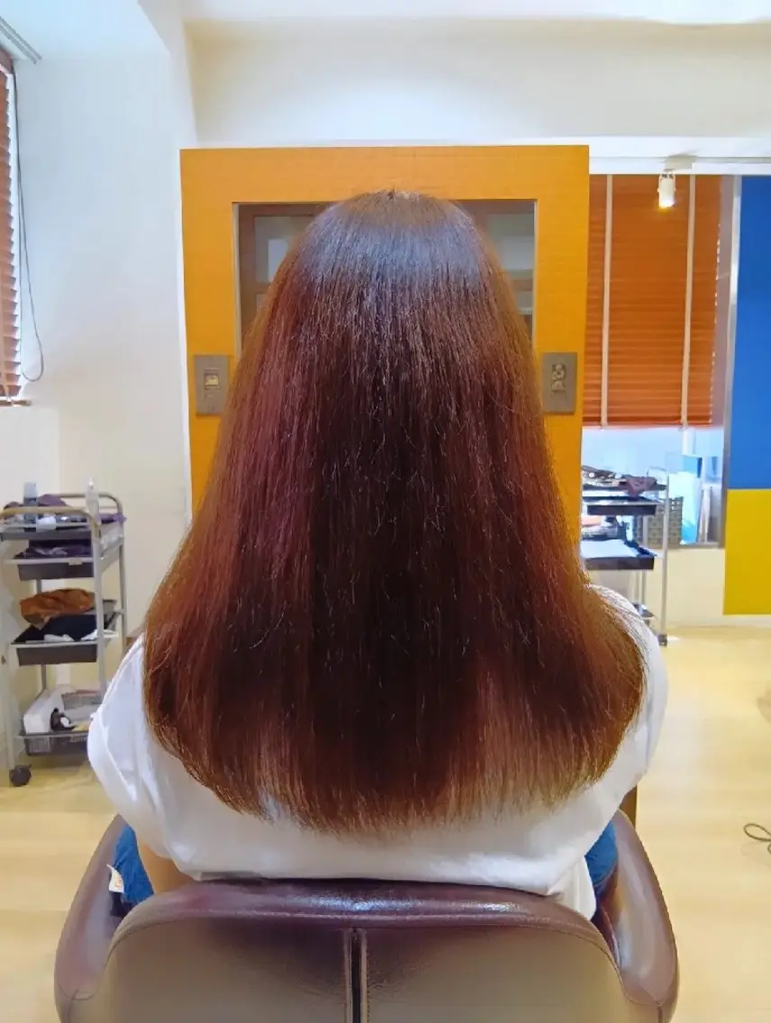 ロング カラー ベージュカラー 縮毛矯正 カット ヘアカラー トリートメント 小林暢🌟Orque 髪質改善サロン🌙のヘアスタイル
