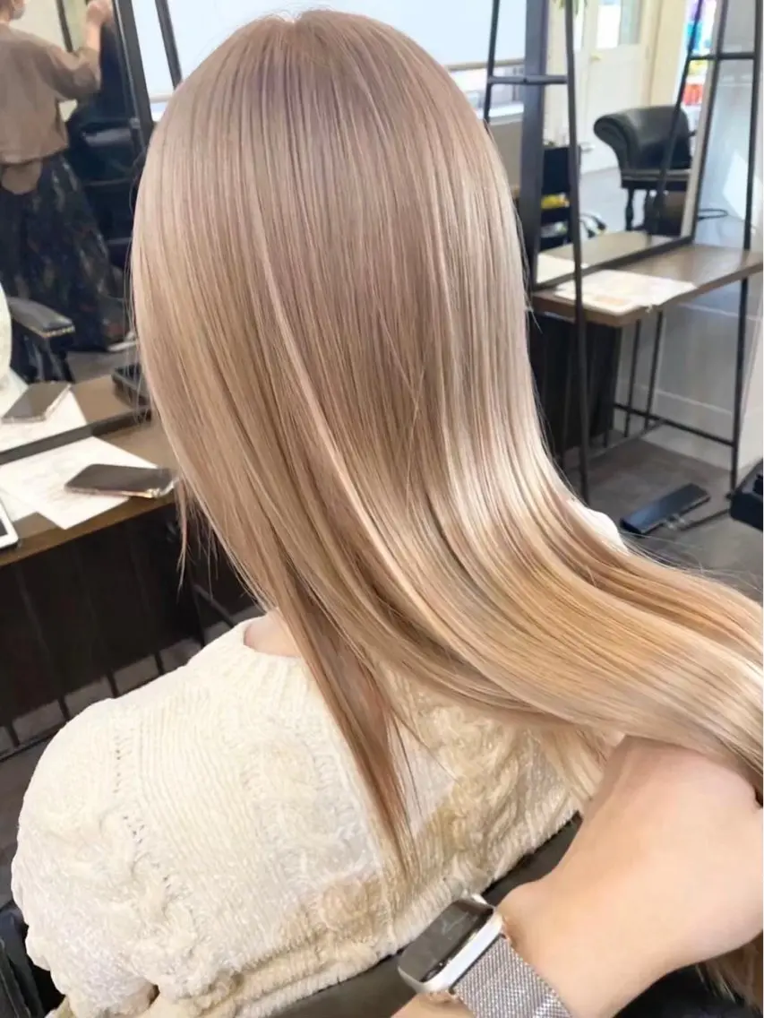 ロング 髪質改善 トリートメント ヘアカラー 紗良🩰⟡.·*. /カラー/ヘアメのヘアスタイル