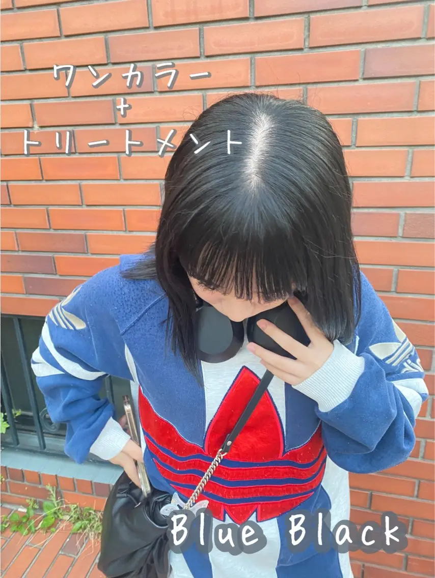 ミディアム カラー カット ヘアカラー 五十嵐 未悠のヘアスタイル