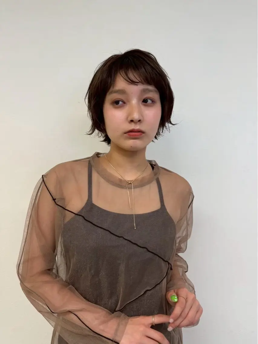 ショート Riko  カット モデル 募集中のヘアスタイル