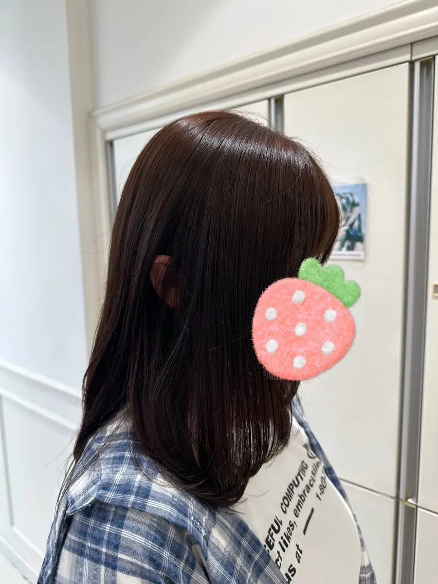 ミディアム カット ヘアカラー トリートメント モデル様募集中🥀 Tsuchiyaのヘアスタイル