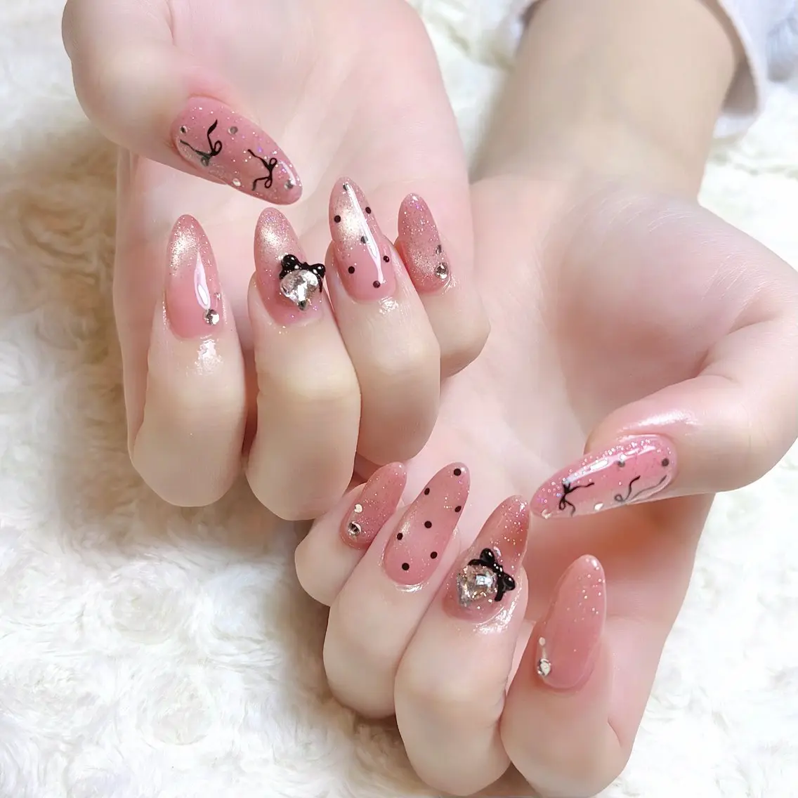 ネイル マグネットネイル ワンホンネイル ハンドネイル Naruse Momoのネイルデザイン