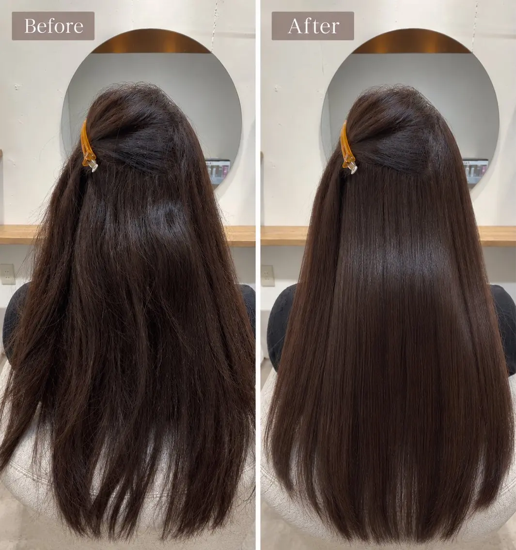 ロング 縮毛矯正 トリートメント Ami アミのヘアスタイル