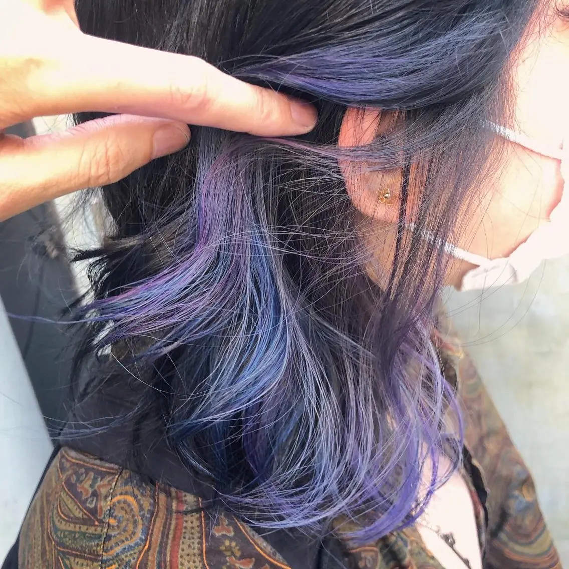 ミディアム カラー ユニコーンカラー カット ヘアカラー トリートメント 原宿サロン代表 デザインカラー伊藤卓のヘアスタイル