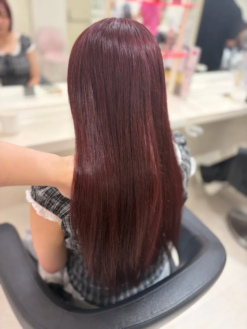 カラー ヘアカラー トリートメント 暖色ガーリーヘア🎀 MEARI🩰のヘアスタイル