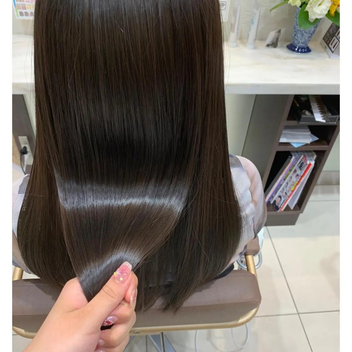 ロング tokute よしかわなお🍒のヘアスタイル
