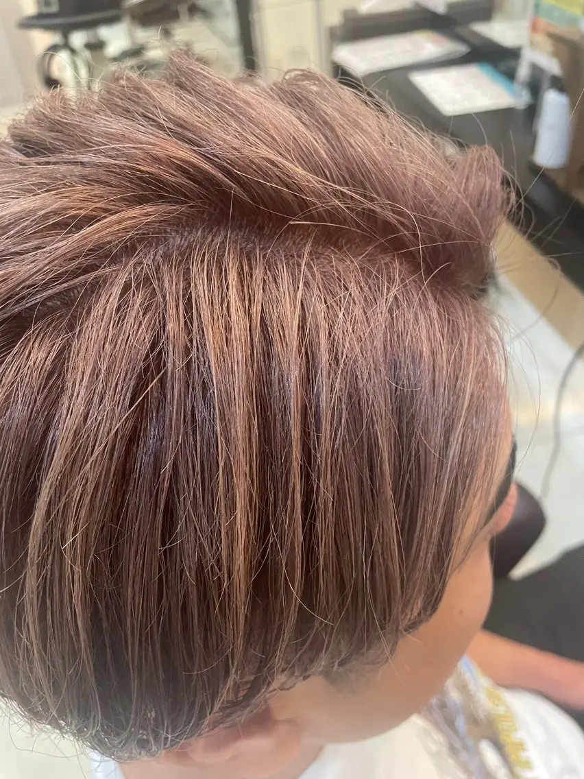 カラー メンズ リリー /Men's/パーマのヘアスタイル
