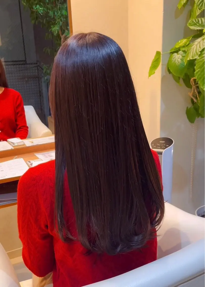 ロング カラー カット ヘアカラー 山口 陸のヘアスタイル
