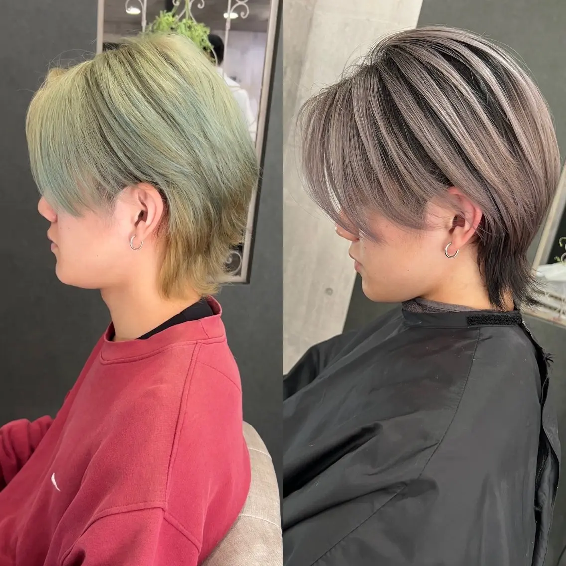 ミディアム メンズ縮毛矯正 🎖アジマ リョオのヘアスタイル