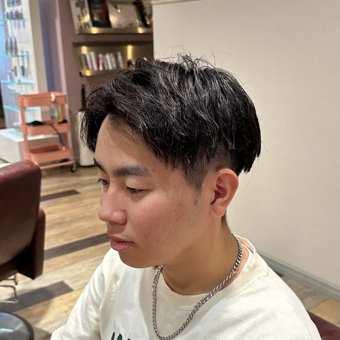 ショート メンズ 柔らかいbeige ¦韓国¦🩰マユ🩰のヘアスタイル