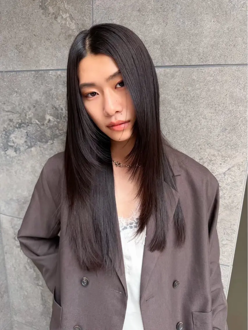 水光カラー+1stトリートメントの写真