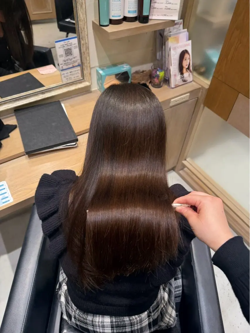 ロング カラー ヘアカラー 🎀ゆづき🌟 透明感/アレンジ💝のヘアスタイル