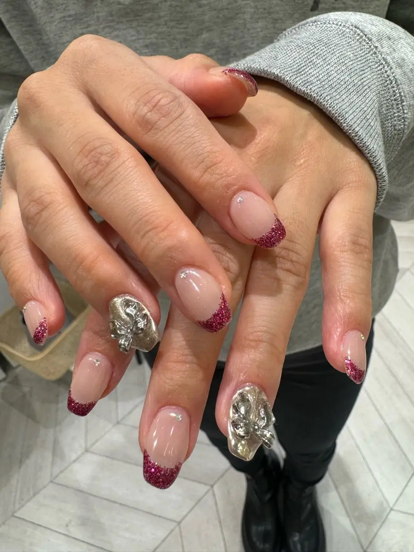 ネイル ハンドネイル なぽ ❤︎ y2k/韓国nailのネイルデザイン