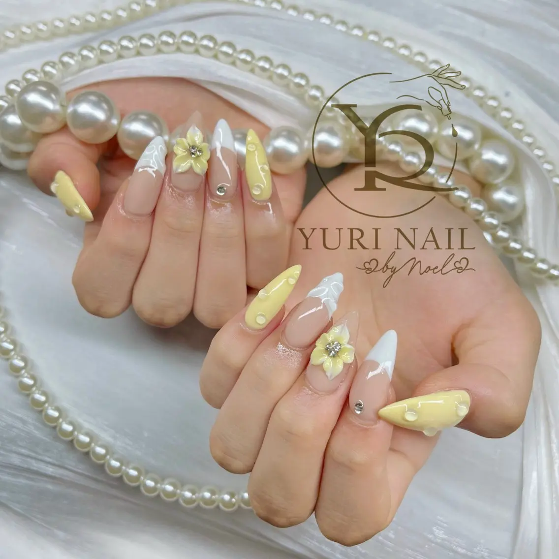 ネイル チークネイル フットネイル フレンチネイル グラデーション キラキラネイル ハンドネイル フットネイル ハンドケア YURI Nail Funabashiのネイルデザイン