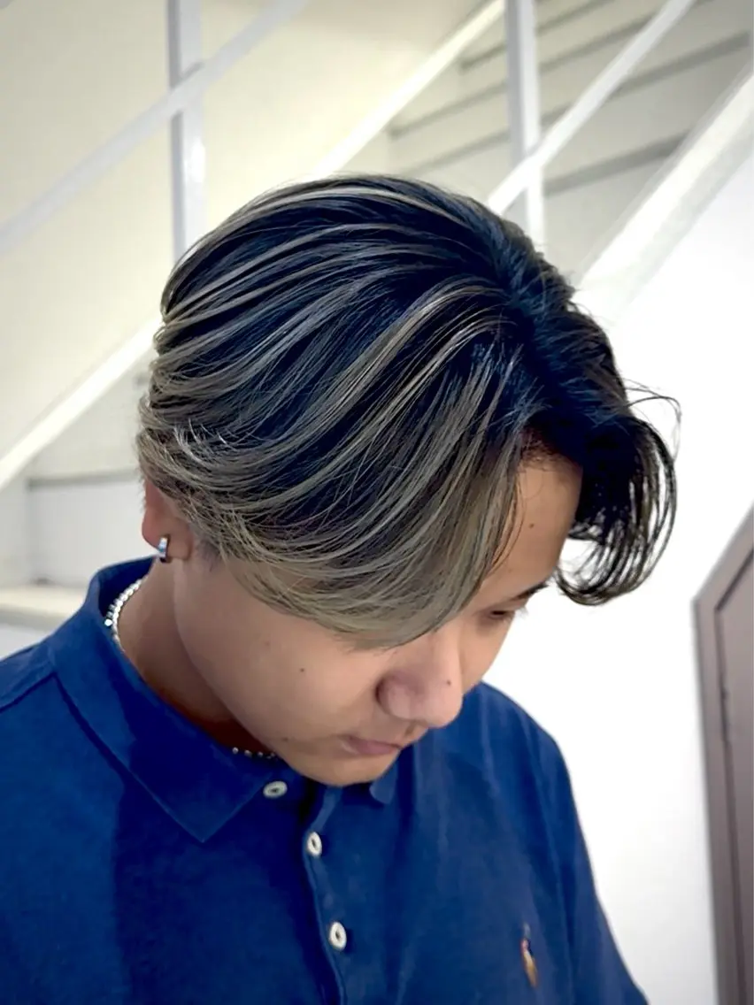 ミディアム レイヤーカット カット ヘアカラー Tidehair茨木 Riruのヘアスタイル