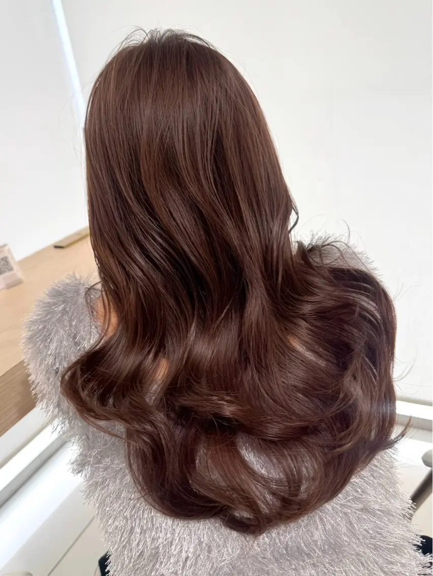 ロング カラー ヘアカラー 中村 舞音のヘアスタイル