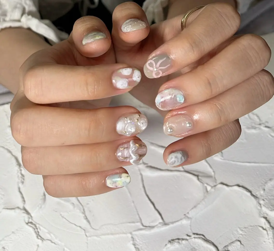ネイル ハンドネイル Lofi nails ゆきこのネイルデザイン