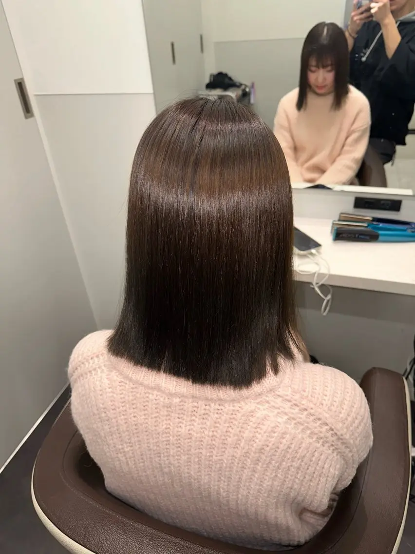 ミディアム 美髪特化✨ 伊織✨縮毛矯正✨のヘアスタイル
