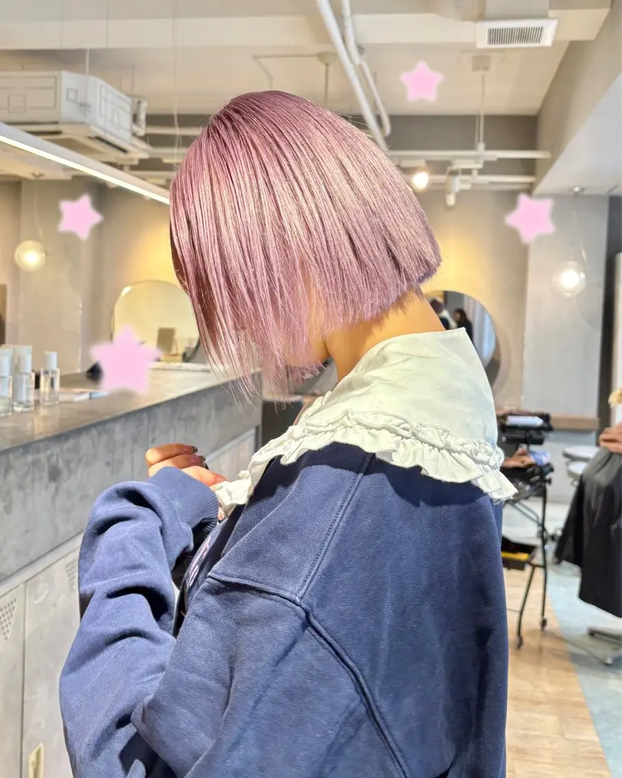 ✨️🩵ྀིブリーチありWカラー➕うる艶トリートメント➕カット🩵ྀི✨️の写真