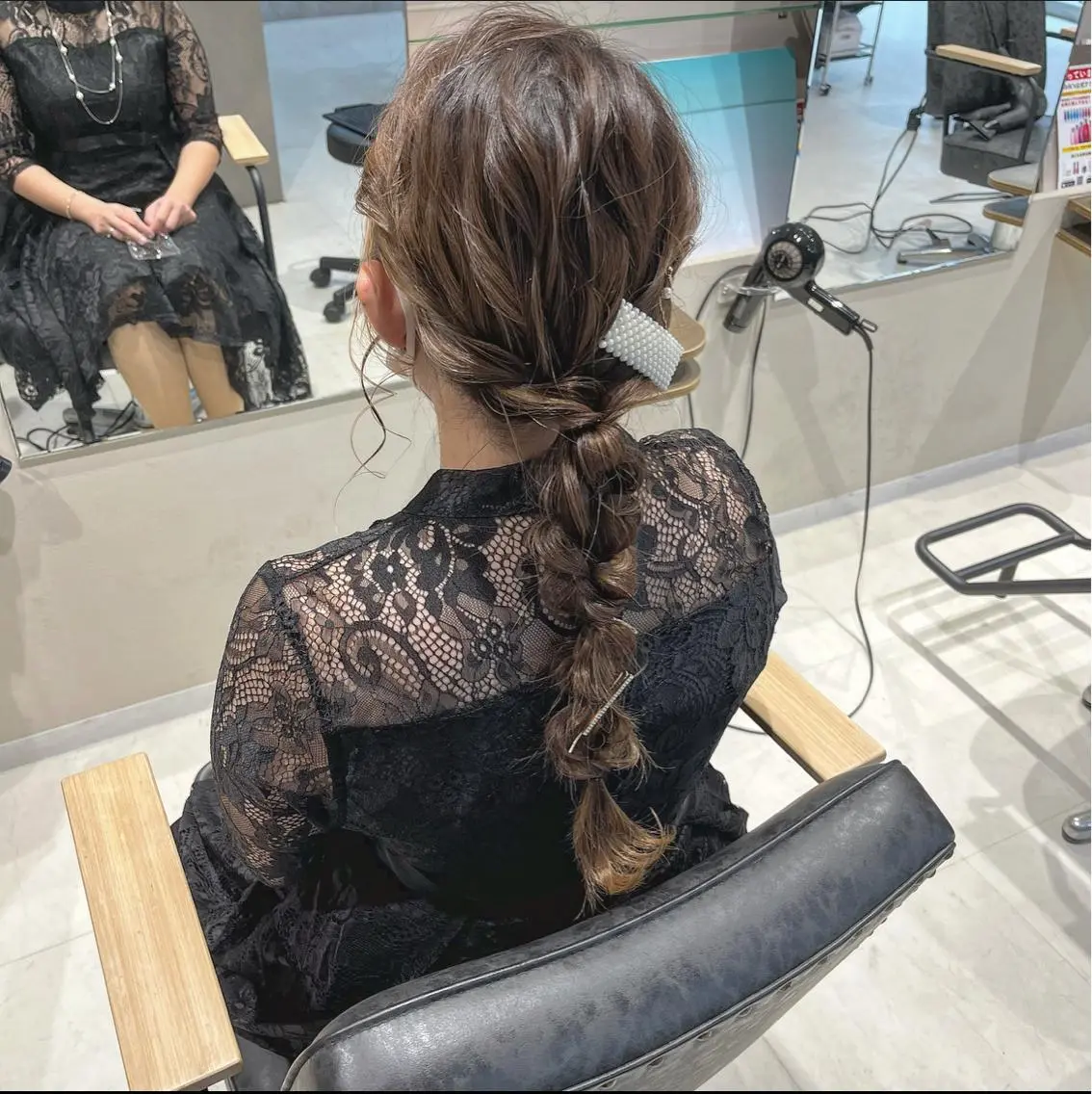 ロング ヘアセット 似合わせ＋韓国カット ニシヤマ　マイのヘアスタイル