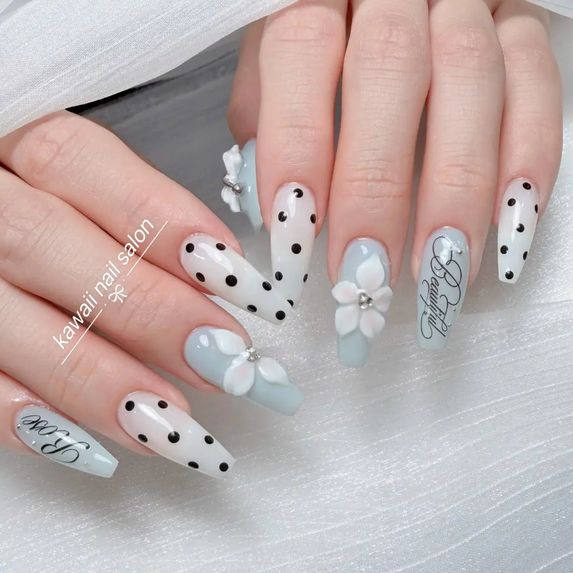 ネイル チークネイル 長さ出し フレンチネイル グラデーション 韓国ネイル Kawaii Nail Salonのネイルデザイン