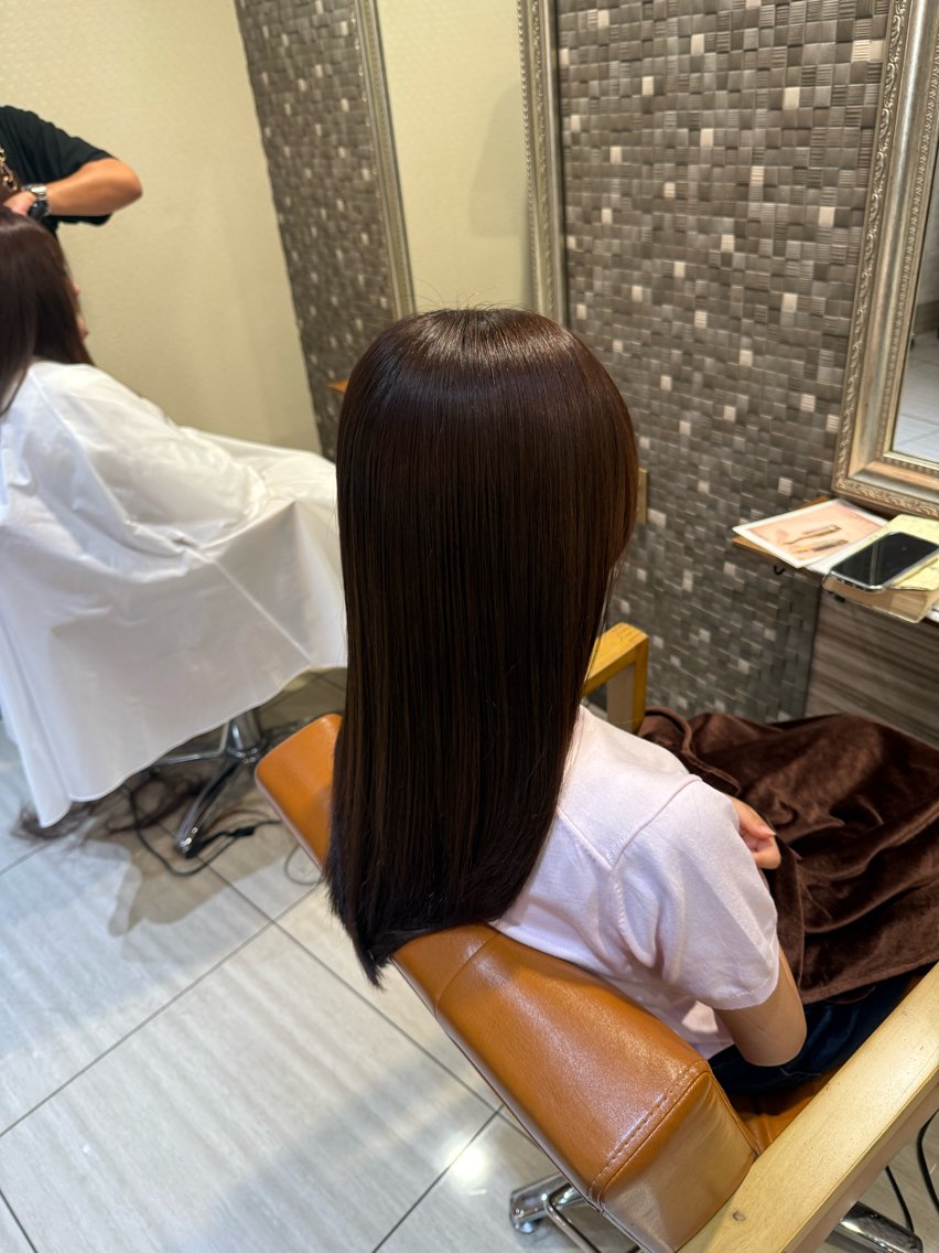 ロング カラー カット ヘアカラー トリートメント 🫧髪質改善/相模 大野/新井公輔🫧のヘアスタイル